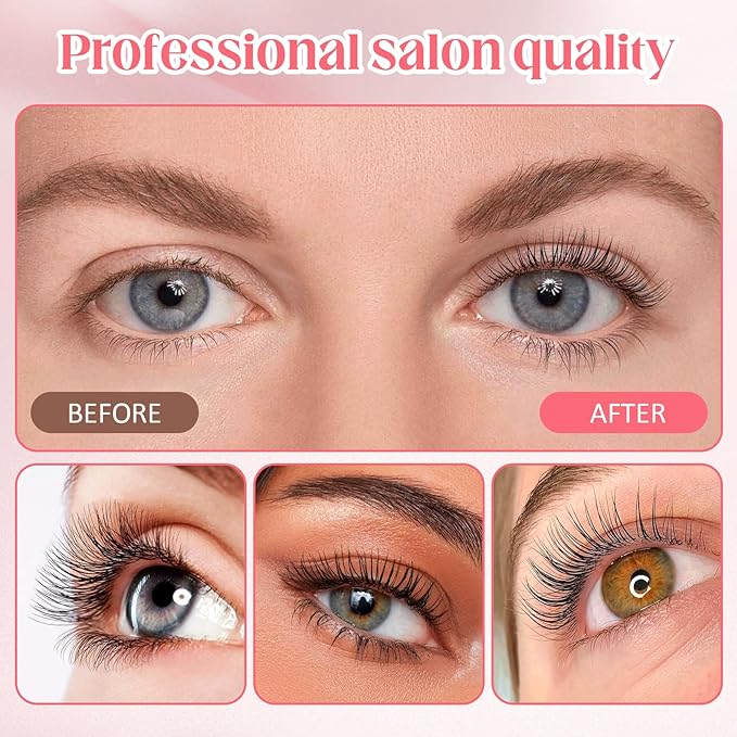 2026 Valentine's Day gift Lash Lift Kit for Perming,Curling and Lifting Eyelashes |Semi-Permanent Salon Grade Supplies for Beauty Treatments,Includes Eye Shields,Pads and Accessories