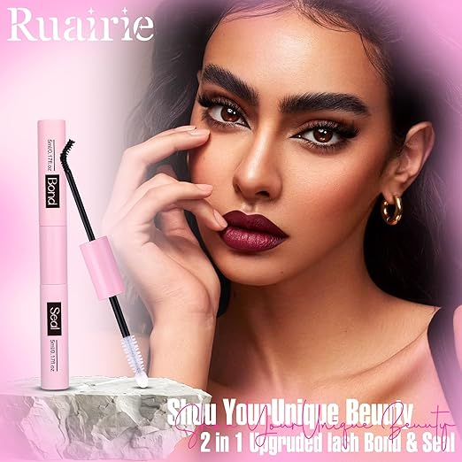 Bond and Seal Lash Glue for Eyelash Clusters Strong Hold Lash Cluster Glue 2 in 1 Lash Bond and Seal Waterproof by Ruairie