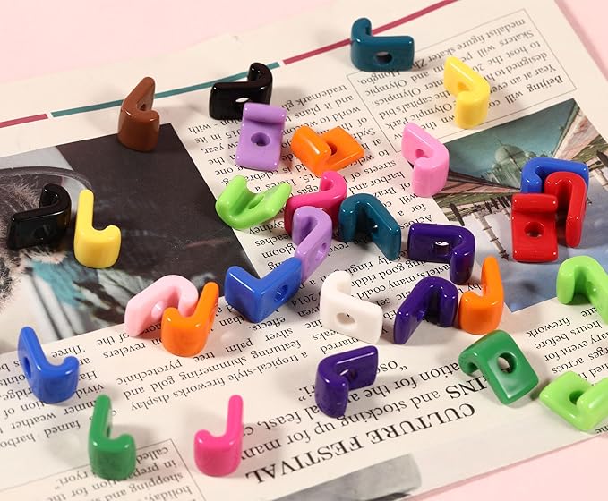 40 PCS Letter Beads 3D Acrylic 21mm x 13mm J Loose for Jewelry Making Bracelet Necklaces Keychain Phone Bag Chain Key Chains(Mixed Color J)