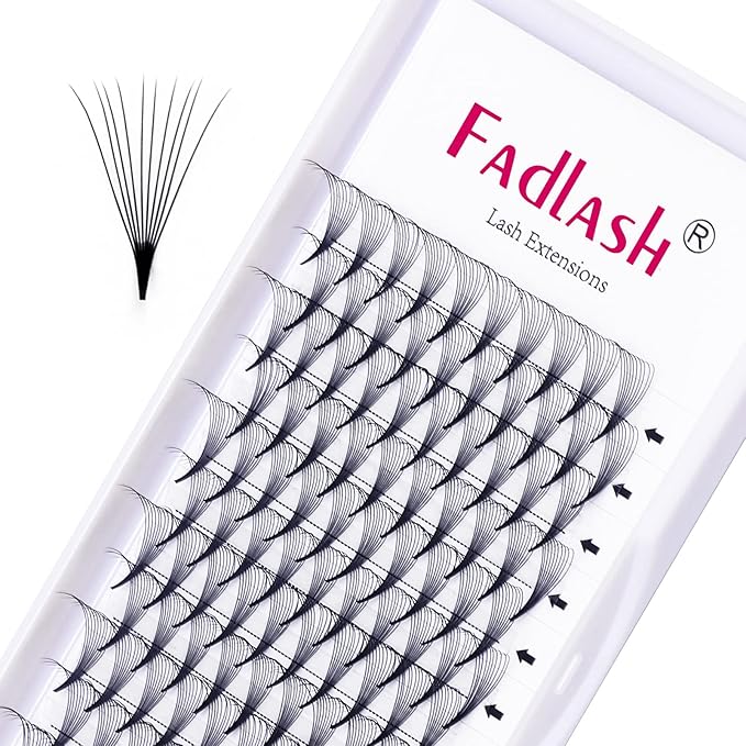 10D Premade Volume Eyelash Extensions Pro Ponit Premade Lash Extensions Fans Pre Made Fanned Russian Volume Lash Extensions Long Lasting (10D-0.07-D， 18mm)