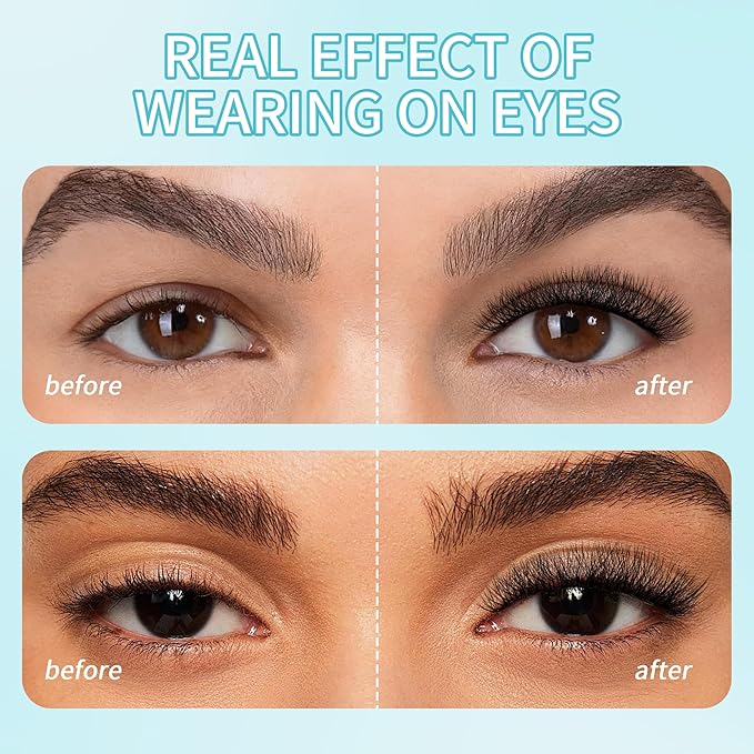 GLAMLASH W Eyelash Extensions 7D Russian Volume Premade Fan Natural Soft Matte Black False Lashes Professional Salon Supplies(7D,0.07,D,10mm)