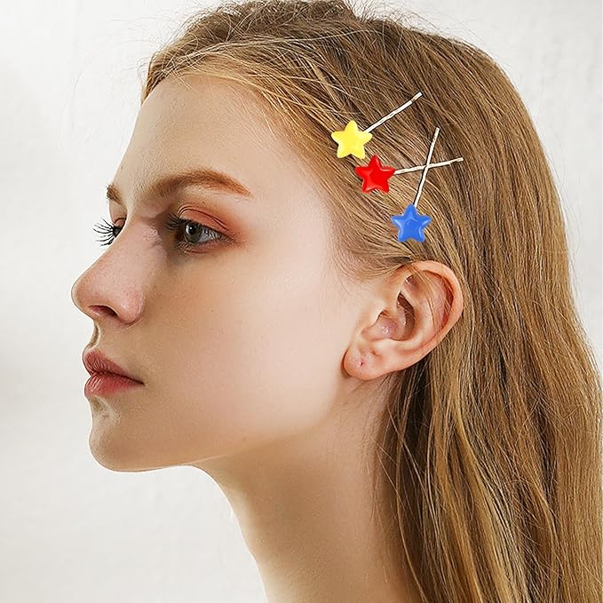 100Pcs Flatback Resin Star Charms Bulk, Cute Kawaii Embellishments for DIY Crafts, Phone Cases, Scrapbooking & Jewelry Making – Mixed Colors (Star)
