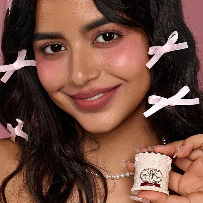 Flower Knows Strawberry Cupid Cake Lip Cream,Long Lasting Muted Terracotta Matte Lipstick,Hydrating Lip Stain,Transfer & Smudge-Proof Velvet Liquid Lipstick for Girls&Women,0.17 Fl Oz(V02 Soufflé)