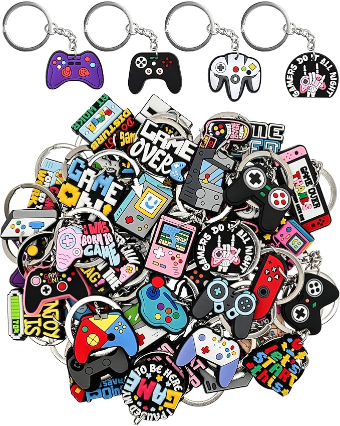 XHAOYEAHX Random Keychains Bulk,Cute Key Chain for Prizes Gifts Party Favors