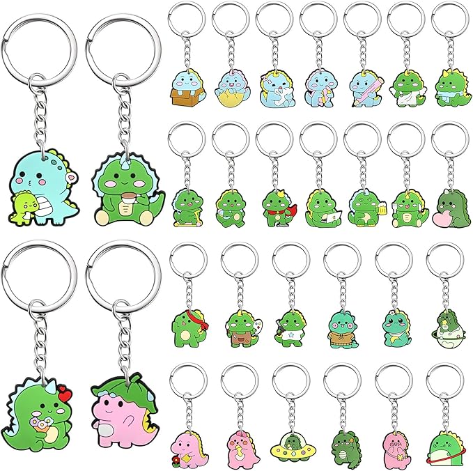 Keychains Bulk DIY Cute Keychain Charms Backpack Charms for Girls Backpack Keychains PVC Key Ring Party gifts