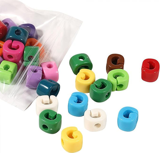 40 PCS Letter Beads 3D Acrylic 21mm x 17mm G Loose for Jewelry Making Bracelet Necklaces Keychain Phone Bag Chain Key Chains(Mixed Color G)