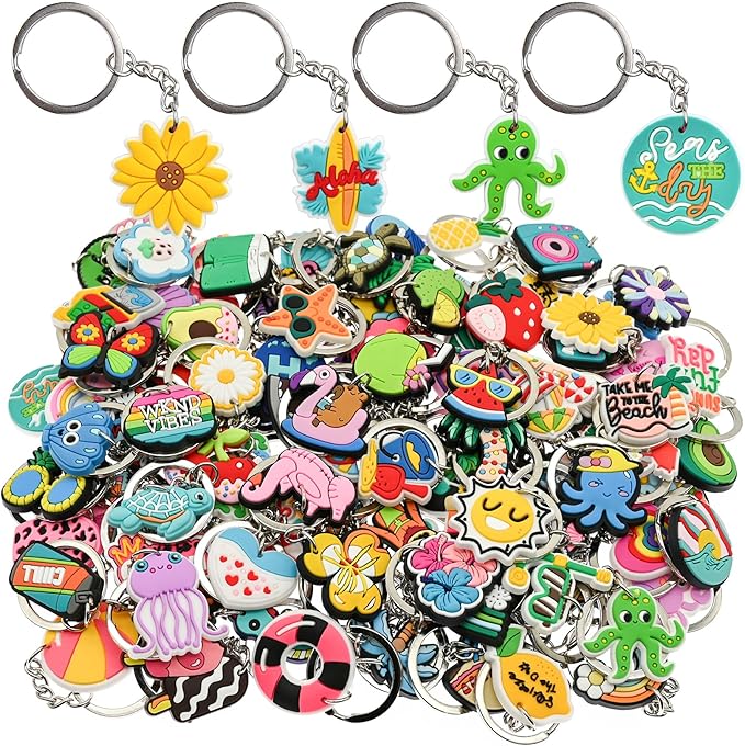 XHAOYEAHX Random Keychains Bulk,Cute Key Chain for Prizes Gifts Party Favors