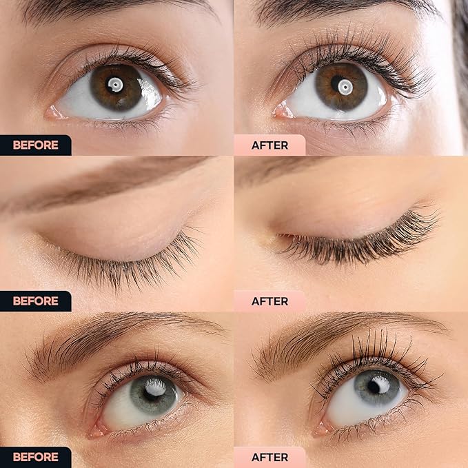 Essynaturals Premium Eyelash Growth Serum for Longer, Fuller, Thicker Lashes