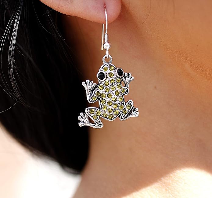 Inspired Silver - Silver Customized Charm French Hook Drop Earrings with Cubic Zirconia Jewelry