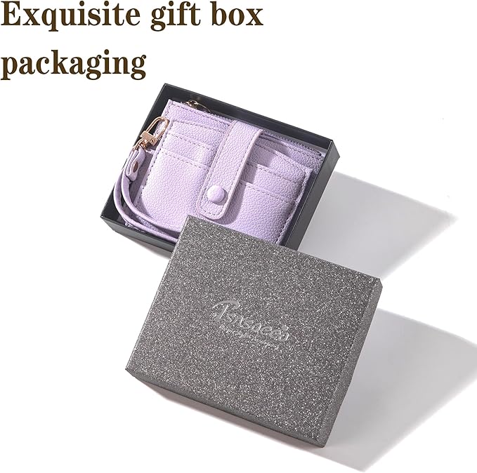 Keychain Wallet Wristlet Small Credit Card Holder Bracelet Key Chain Purse Bangle Tassel Beads Key Rings for Women