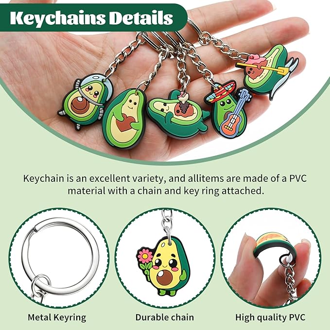 XHAOYEAHX Random Keychains Bulk,Cute Key Chain for Prizes Gifts Party Favors