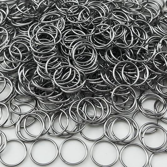 500pcs 12mm Stainless Steel Jump Rings Connector Rings for DIY Craft Jewelry Making Necklaces Bracelet Earrings Keychains