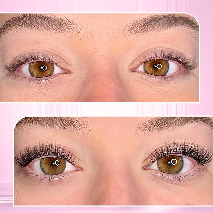 DIY Lash Extension Kit Natural Look Wispy Lash Clusters D 154 pcs Lashes Clusters 8-16 mm Eyelash Extension Kit Lash Bond and Seal Lash Tweezers Individual Lashes Lash Cluster Kit For Beginners