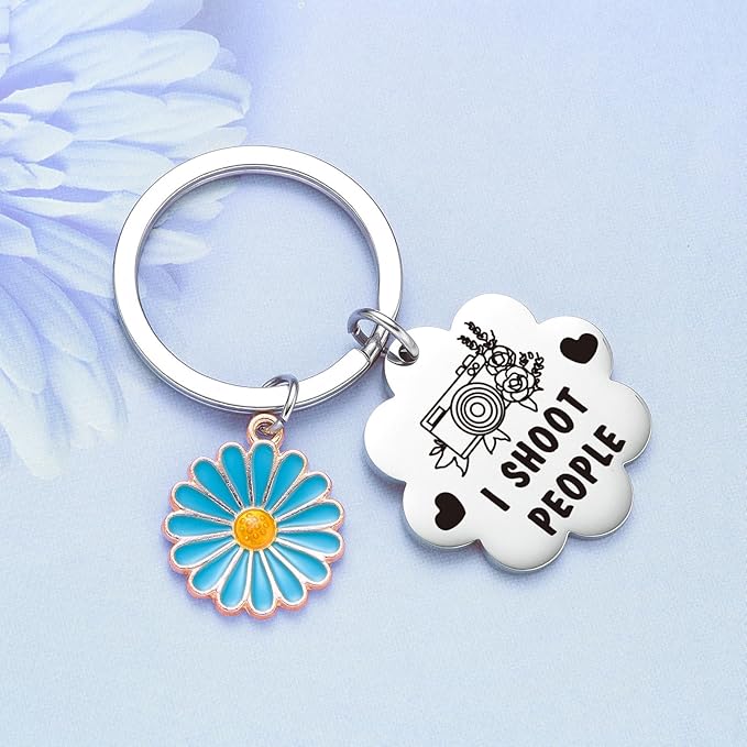 Camera Keychain For Photo Lover Jewelry Photography Gifts For Photographer Jewelry Dad Keychain