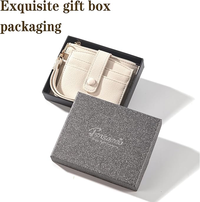 Keychain Wallet Wristlet Small Credit Card Holder Bracelet Key Chain Purse Bangle Tassel Beads Key Rings for Women