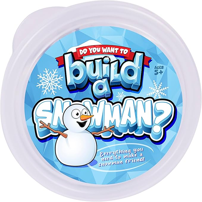 Kangaroo 3 Pack Build a Snowman Kit Snowballs Toys for Kids Stocking Stuffers - Snow Play Winter Toys Christmas Crafts DIY - Snow Man Kit Outdoor Modeling Clay Craft - Xmas Stocking Stuffers for Kids