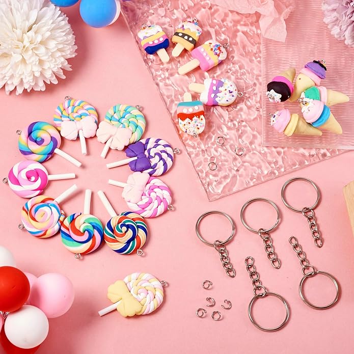 Craftdady Resin Plastic Miniature Food Snack Pendants Charms Ice Drink Juice Pendants Cute Bottle Fruit Keychain Charms Hang Ornament for DIY Craft Earring Bracelet Necklace Jewelry Making