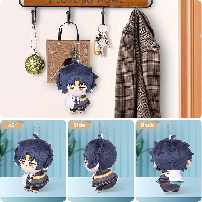 UTIEHD Zenless Zone Zero Plush Keychains, Cute 4 Inch ZZZ Collectible Dolls, Compact Size for Bags and Keys for Fans