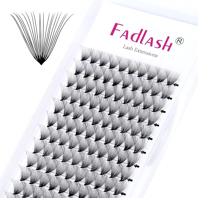 Lash Extension C CC D DD Curl Premade Fans Eyelash Extensions Pointy Base Volume Lash Extensions Pre Made Volume Lashes Long Stem Premade Lash Extensions Fans (20D-0.07C, 13mm)