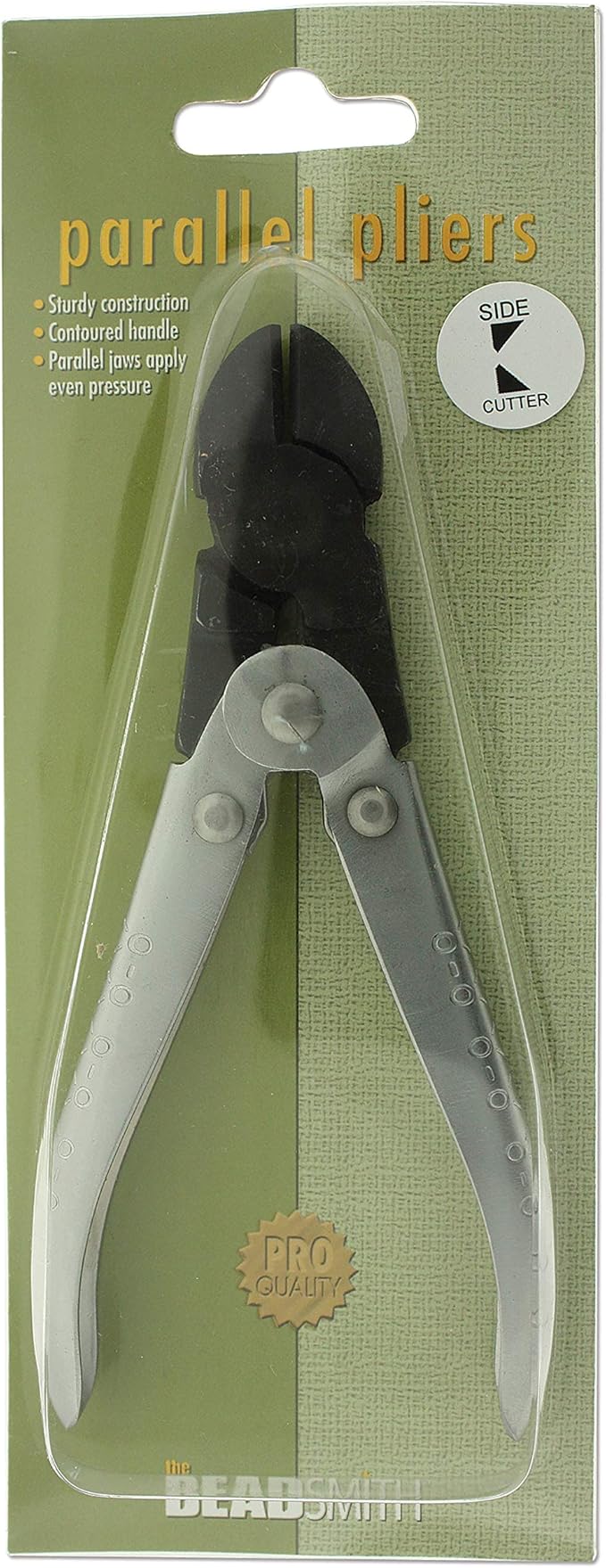 The Beadsmith Side Cutter Parallel Plier, 5.5 inches (140mm), Steel Tool for Jewelry Making, no Spring