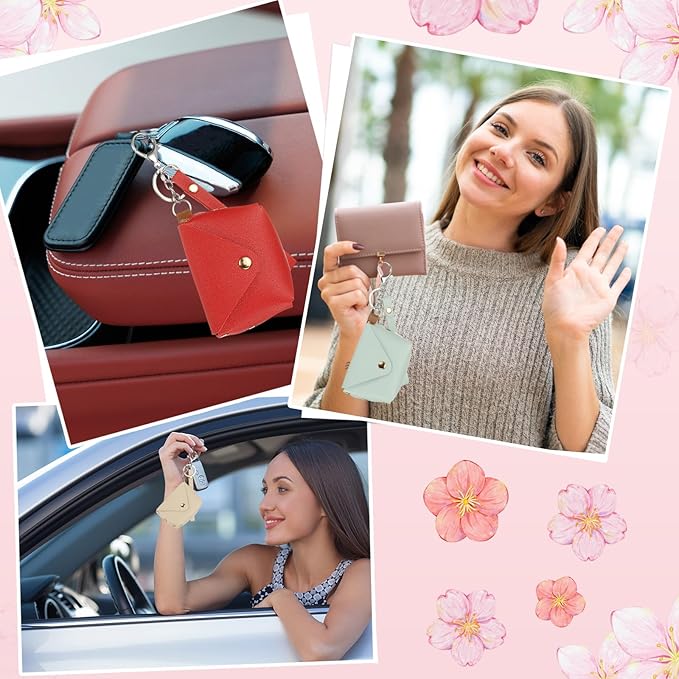 PATIKIL Coin Purse Keychain, Mini Cute Tote Bag Key Chain Earphone Pouch Coin Bag Keyring Purse Charm