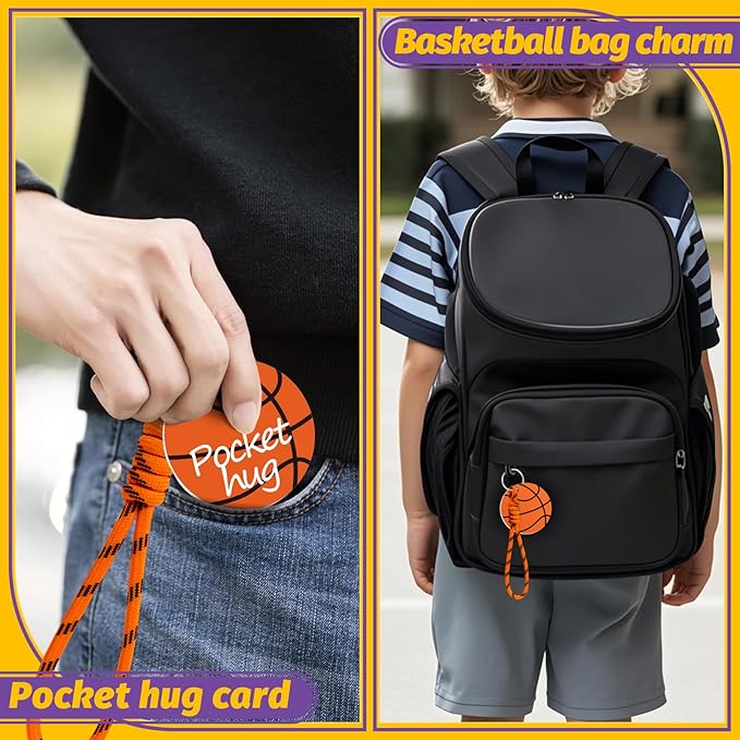Eyourlife 6Pcs Braiding lanyard keychain With 2.75 in Name Id and DIY Pocket Hug Card For boys Sports enthusiast Team Gift
