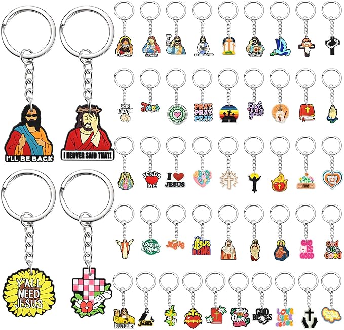 Keychains Bulk DIY Cute Keychain Charms Backpack Charms for Girls Backpack Keychains PVC Key Ring Party gifts