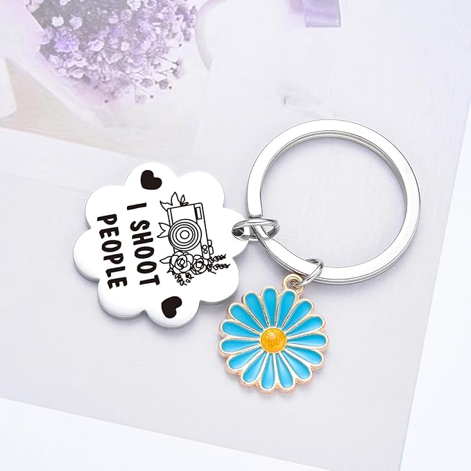 Camera Keychain For Photo Lover Jewelry Photography Gifts For Photographer Jewelry Dad Keychain