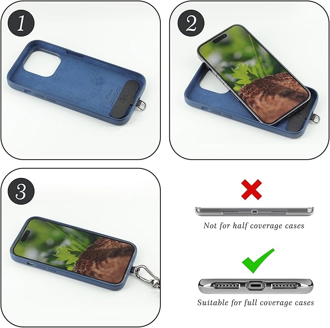 Cell Phone Wrist Strap Phone Lanyard Wrist Phone Wristlet Lanyard Hand Wristlet Strap (Black Reflective)