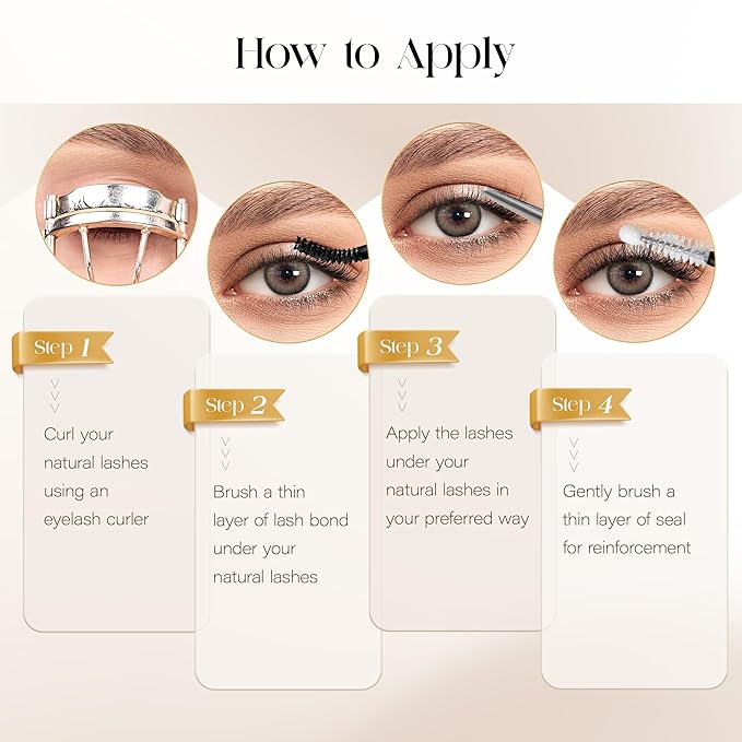 BEFER Lash Clusters, 144 Pcs 3D Curl Eyelash Clusters Volume Individual Lashes Extensions 10-16MM Wispy Eyelash DIY At Home(Free, ZE05)