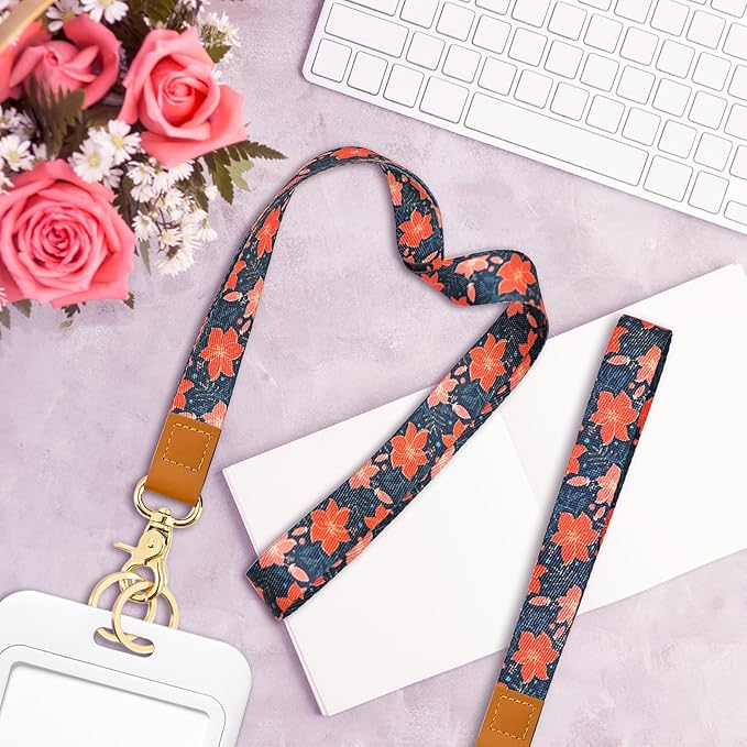 Cool Leopard Wristlet Keychain, Wrist Lanyard Key Chain For Women Men Car Keys Id Holder Card Phone Wallet Camera