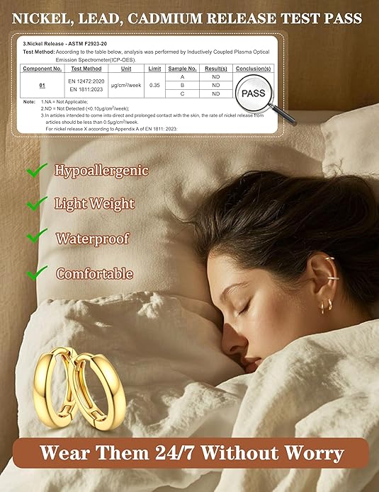 Jstyle Small Gold Hoop Earrings for Women Trendy 14K Gold Plated Huggie Earrings Hypoallergenic Cartilage Earring Stacks Cute Dainty Huggie Hoops Earring Sets for Multiple Piercing