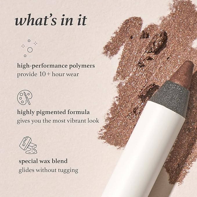 Julep When Pencil Met Gel Sharpenable Multi-Use Longwear Eyeliner Pencil - 17 Smoky Plum - Transfer-Proof - High Performance Liner