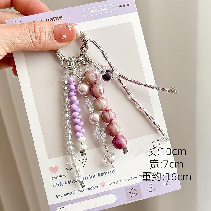 Keychain Charms Cute Bag Purse Handbag Accessories Key Chain for Women Men