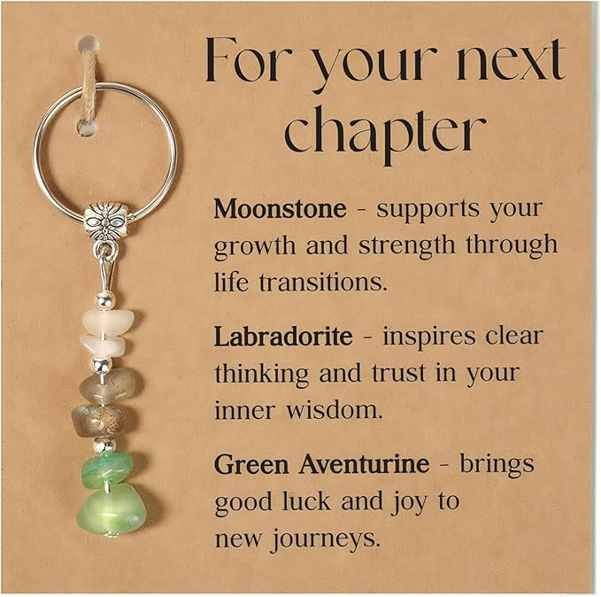 Keychains for Friend, Colleagues, Teacher, Elders, Retirement Gifts for Women, Farewell, Leaving, New Job Key Chain
