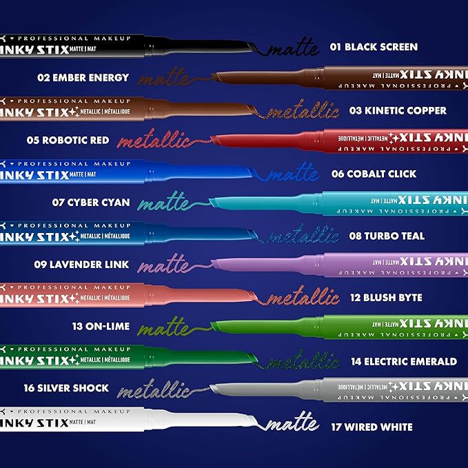NYX PROFESSIONAL MAKEUP Epic Inky Stix Eyeliner, Mechanical Cream Gel Eyeliner, Waterproof Formula With Up To 24HR Wear - 02 Ember Energy (Matte Warm Brown)