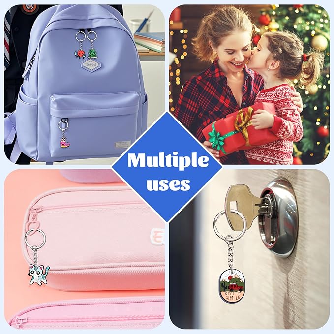 XHAOYEAHX Random Keychains Bulk,Cute Key Chain for Prizes Gifts Party Favors