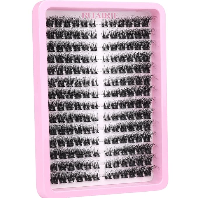 Lash Clusters Volume Eyelash Clusters Eyelash Extensions 168pcs DIY Individual Lashes Extensions 8-16MM Wispy Cluster Lashes by Ruairie