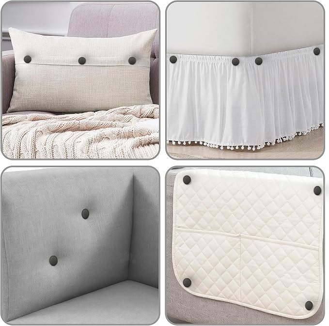 Fabric Covered Button Twist Pins Upholstery Tacks Headliner Pins for Sofa Bed Skirt Pins or Holders Slipcovers, Bed Skirts, Couch Covers Fastening Pins