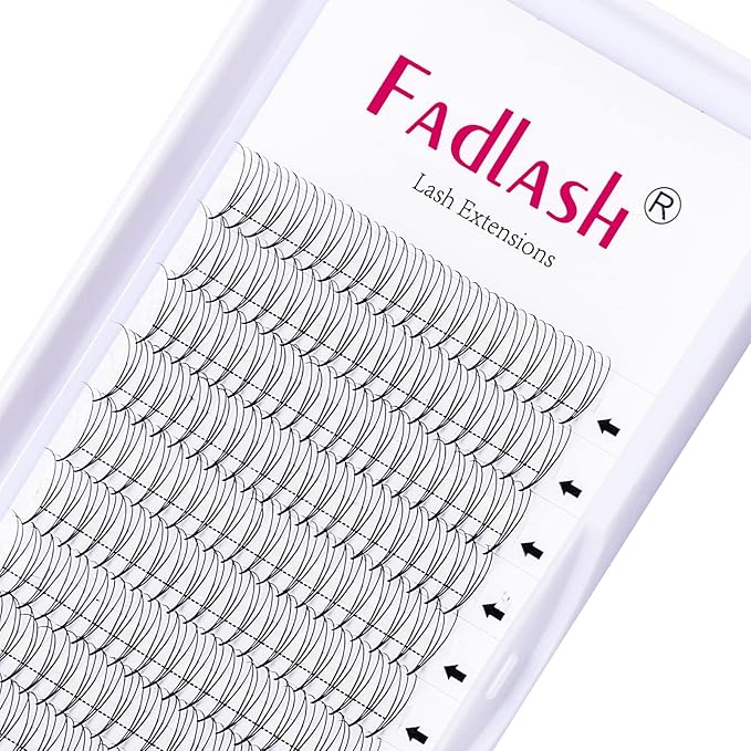 Premade Fans 3D to 20D Volume Lash Extensions Pointy Base Premade Fans Eyelash Extensions Pro Point Premade Lash Extensions Fans 0.05 0.07 0.10 Premade Lash Fans C CC D DD Curl Available (3D-0.07D, 19mm)
