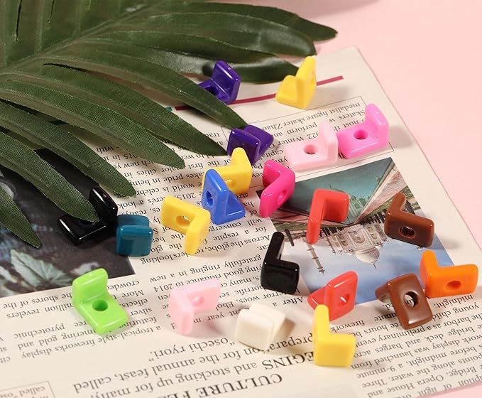 40 PCS Letter Beads 3D Acrylic 21mm x 14mm L Loose for Jewelry Making Bracelet Necklaces Keychain Phone Bag Chain Key Chains(Mixed Color L)