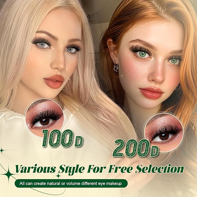KEYYOU DIY Lash Extension Kit - 280pcs Soft Clusters - 100D Curl - Easy to Apply with Bond, Seal & Remover - At Home