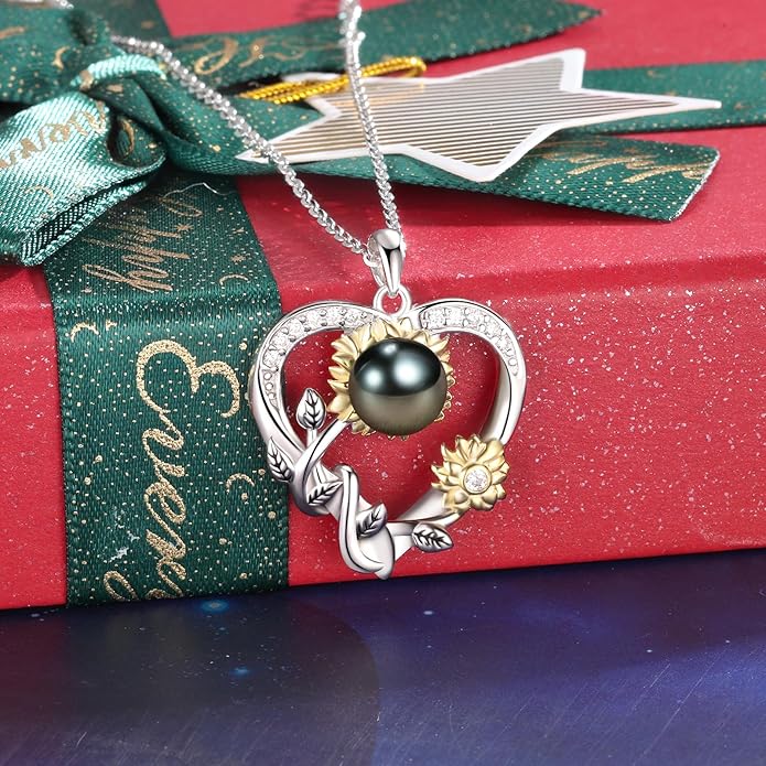 NONNYL Pearl Necklaces for Women - Wedding &, Mom & Wife Jewelry Gifts for Birthday, Christmas, Mothers Day & Valentine's Day
