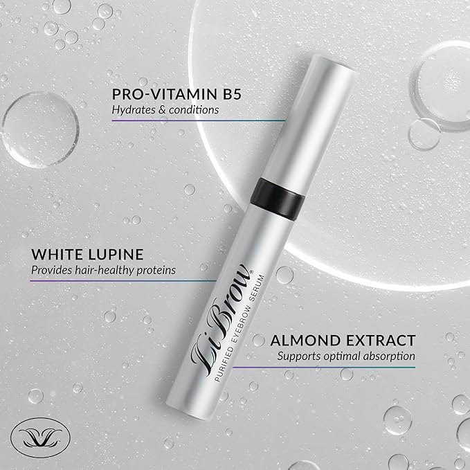 LiLash & LiBrow Best Sellers Set - Contains LiLash Purified Eye Serum & LiBrow Purified Eyebrow Serum, Natural Eyelash and Eyebrow Enhancement Serums
