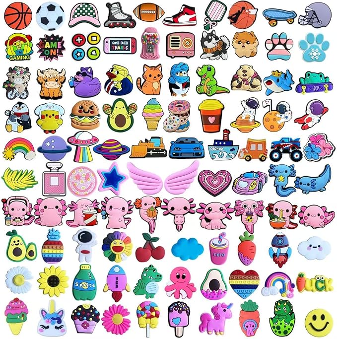 Ella & Emma 30/50/100 Bulk Different Keychains, Mixed Non-Repeat Cute Key Chain for Classroom Prizes Students Incentives Holiday Gifts Party Favors (30pcs Girls Mixed)