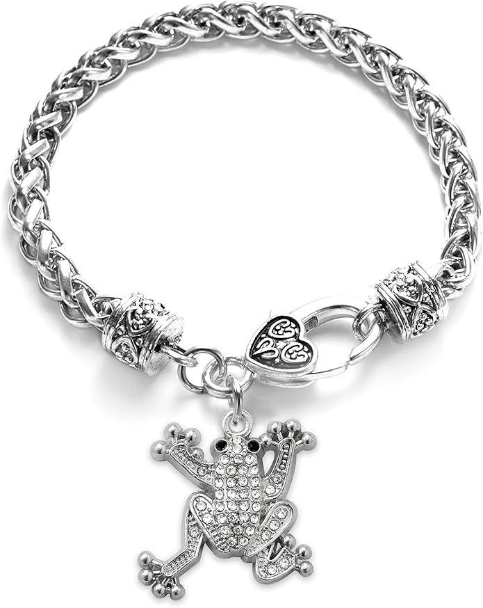 Inspired Silver - Silver Customized Charm Bracelet with Cubic Zirconia Jewelry