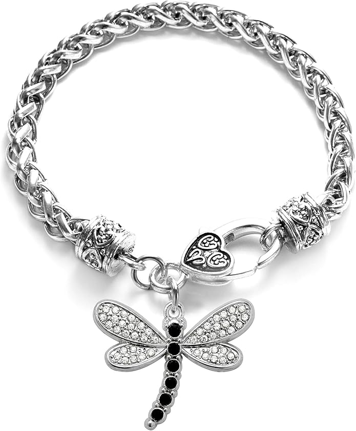 Inspired Silver - Silver Customized Charm Bracelet with Cubic Zirconia Jewelry