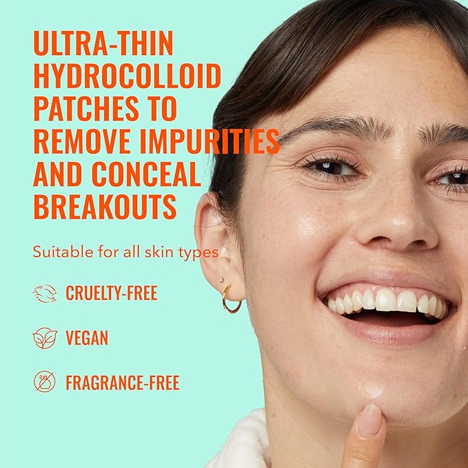 Good Molecules Pimple Patches Pack 2 – 120 Patches (60 × 2 Pack) | Ultra-Thin Hydrocolloid Acne Patches to Conceal Breakouts, Blackheads & Blemishes