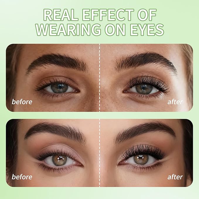 GLAMLASH W Eyelash Extensions 3D Volume Premade Fan Natural Soft Matte Lash Professional Salon Supplies (3D,0.07,D,15mm)