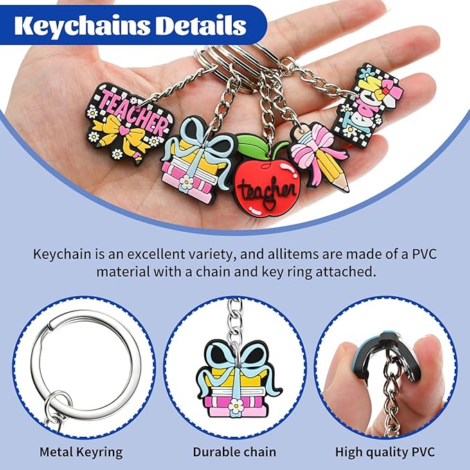 XHAOYEAHX Random Keychains Bulk,Cute Key Chain for Prizes Gifts Party Favors